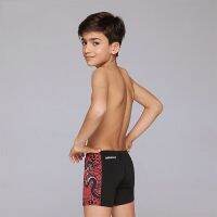 Original Speedo (Speedo) and Fenglong Totem boys boxer trunks anti-chlorine slim fit boys amphibious