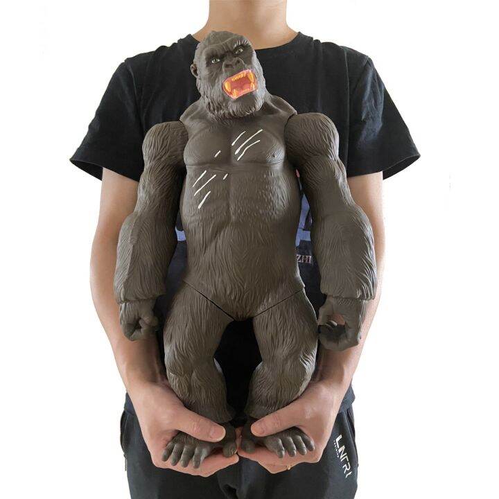 45เซนติเมตรภาพยนตร์ King Kong กอริลลาบิ๊กพีวีซีรูปลิงของเล่นรุ่นเด็ก