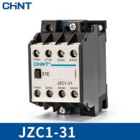 1PCS CHINT ติดต่อรีเลย์ JZC1-31 JZC1-40 JZC1-22 220V 380V 110V 24V AC Contactor 3เปิดและปิด