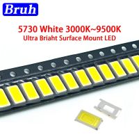 ♀✜♈ 100pcs 0.5W SMD 5730 LED COB Chip Lamp Beads Light White or Warm 50-55lm Surface Mount PCB Emitting Diode Lamp(3.2 3.4V)