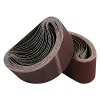 【CW】11Pcs Red Zirconia Sanding Belts 75X533Mm 80 120 150 Mixed Grit Alumina Sander File Belt Set Asive Belt Tools Accessories