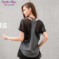 Mesh Shirt Yoga Woman Sports