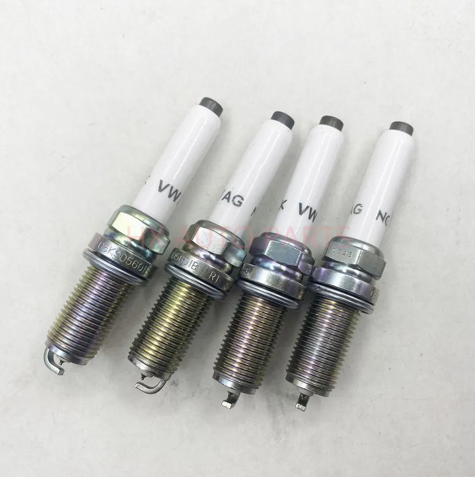 4PCS 06K905601B Laser Platinum Spark Plug PLFER7A8EG For Audi A3