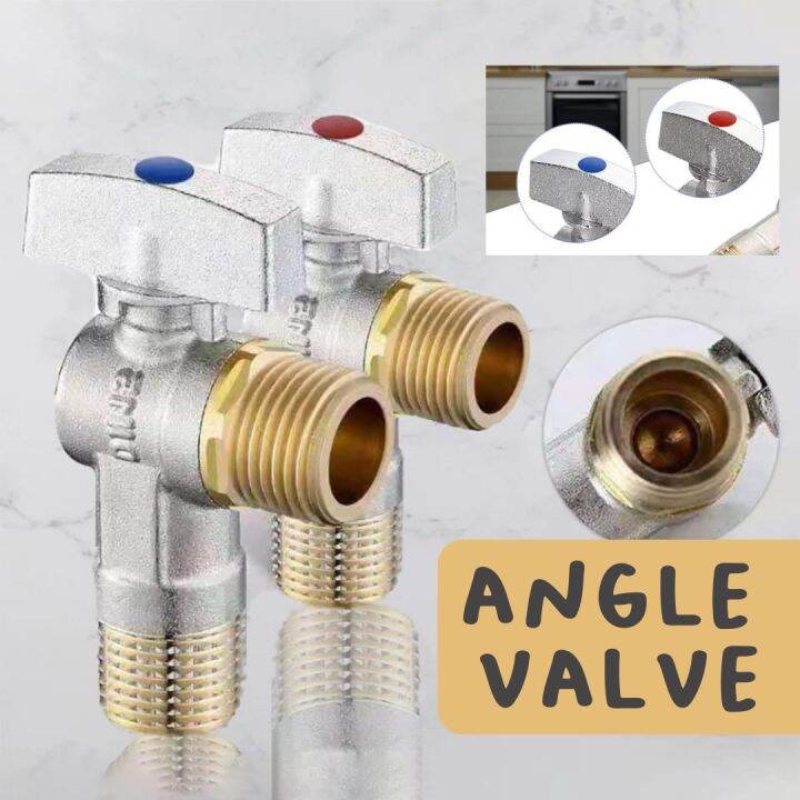 Stop Kran Angle Valve Stop Kran Kuningan Keran Buka Tutup Lazada