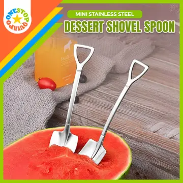 Shovel Stainless Steel Spoon Square Head Thickened Household