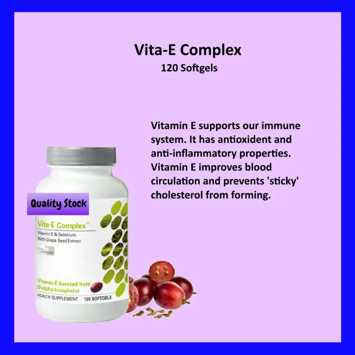 VitaE Complex Antioxidant Support Lazada