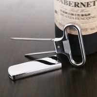 Portable Wine Bottle Opener Pumps Cork Waiters Corkscrew Out Tool Handheld Labor-saving Type Cork Pulle Foil Cutter Accessories