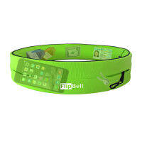 FlipBelt Classic / Neon Green - กระเป๋าวิ่ง ไม่เด้ง เก็บของได้รอบเอว ใส่ขวดน้ำได้