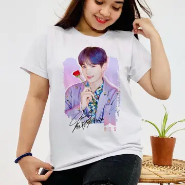 Buy Prince Store Korean Tops for Women, Cotton Tshirt for Women, BTS t  Shirt for Girls Stylish