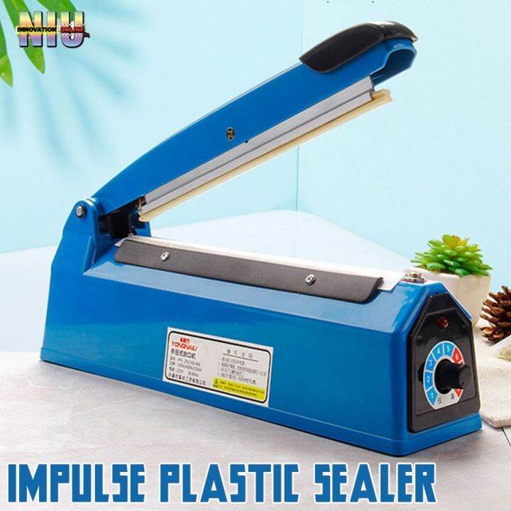 ins Heavy Duty Impulse Plastic Sealer 300mm PFS300 Manual Hand Sealer Heat Sealing