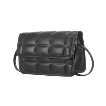 MINISO Black Sling Bag Fashion Chain Scarf Crossbody Bag (Black) Black -  Price in India