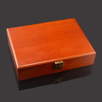 Luxury Antique Square Wood Ring Earring Cufflink Jewelry Display Box Case Storage Organizer Gift Box