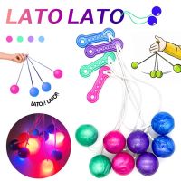 【Free-sun】Latto Toy Latto Toy Tok Tok LED ลูกบอลหรรษา ขนาด 40 มม ของเล่นสําหรับเด็ก สร้างสรรค์