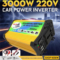 อินเวอร์เตอร์โซล่าเซลล์ ตัวแปลงไฟ DCเป็นAC 12Vเป็น220V ใช้ในรถยนต์ได้