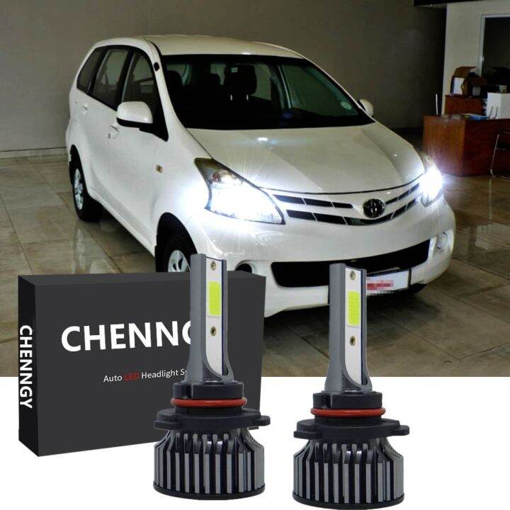 New 2 PC FOR Toyota Avanza F650 6000K LED Headlamp HeadLight Light Bulb