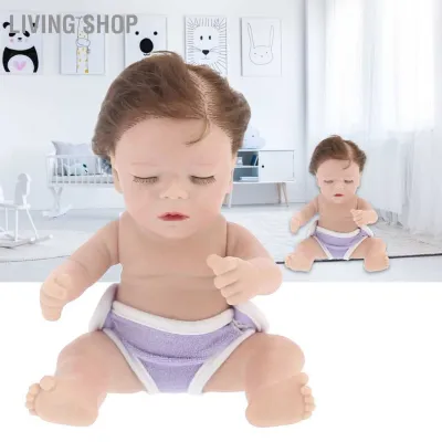 Living Shop 12 Inch Vinyl Reborn Baby Doll Newborn Toddler Toy Children Birthday Gift