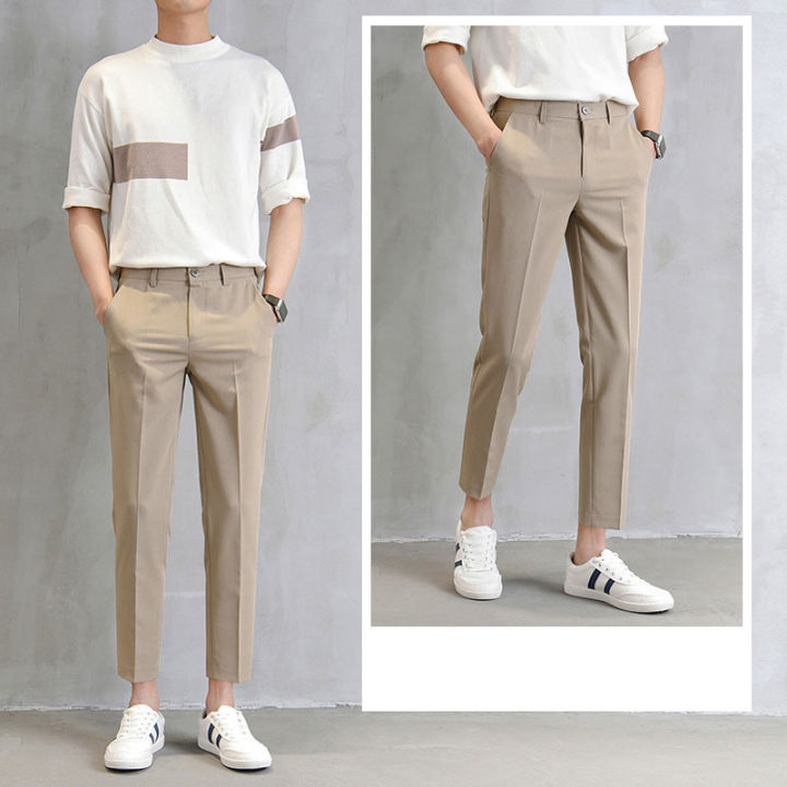 Qoo10 - Korean Summer Pants Men Fashion Design 2021 Slim Fit Men Harem Pants  A... : Men's Clothing