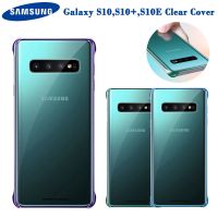 ۞✇ Original Samsung Phone Clear Cover For Samsung GALAXY S10 S10Plus S10E SM-G9730 SM-G9750 SM-G9750 TPU Mobile Phone Cover 6 Color