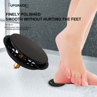 Black Drains Pop Up Foot Floor Drain Bathroom Shower Waste Grates Strainer Toilet Balcony Water Antiodor Bathroom Drains