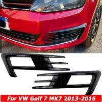 ตัวแยกกันชนหน้ามีดลมหมอกไฟลูกกรงคานาร์ดสำหรับ VW Volkswagen Golf 7 MK7 2013-2016อุปกรณ์เสริมรถยนต์