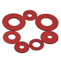 Insulating Fiber Flat Washers Red Sealing Gasket M2 M2.5 M3 M3.5 M4 M5 M6 M8