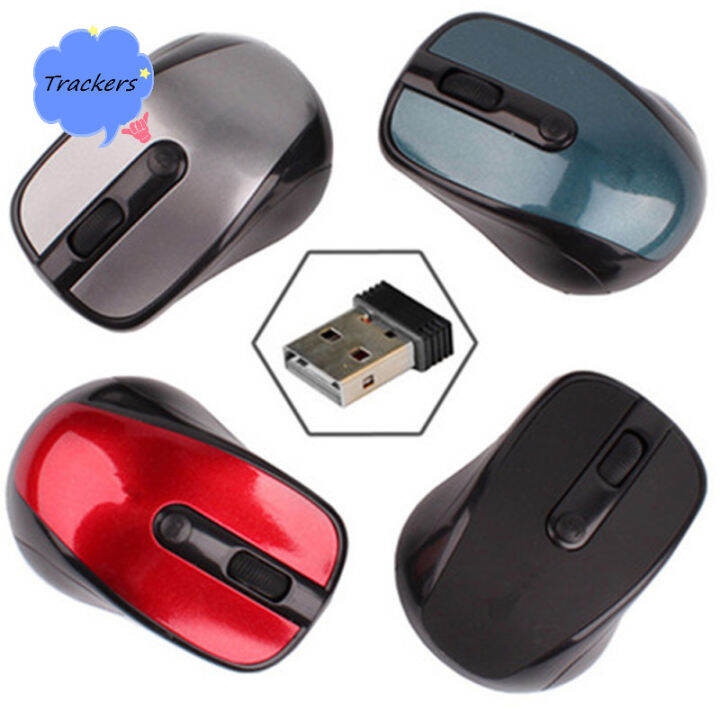 Trackers 2.4GHz Wireless Optical Mouse Mice & USB Receiver for PC