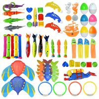 3/4Pcs ABS diving toys childrens pool play water toys diving ring personal game water toys family travel YJN Balloons