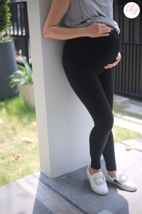 lily-leggings-เลกกิ้งคนท้อง-รุ่นขายาว-ยืดเยอะ-ผ้านิ่ม-ใส่สบาย-เลกกิ้งคนท้อง-กางเกงคนท้อง-เลคกิ้งคนท้อง-เลคกิ้งคุณแม่