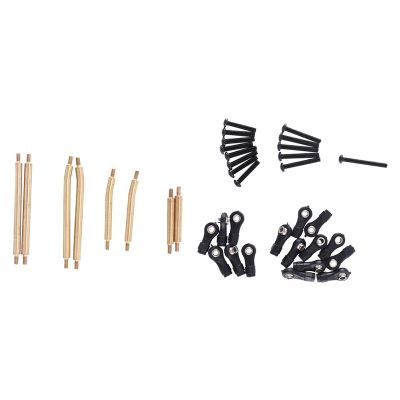 8Pcs Brass High Clearance Suspension Link Rod Set 9749 for Traxxas TRX4M TRX4-M 1/18 RC Crawler Car Upgrade Accessories