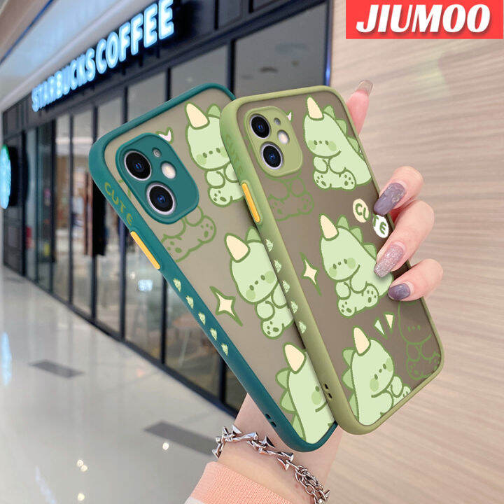 เคส-jiumoo-สำหรับ-xiaomi-redmi-8-8a-8a-pro-เคสลายการ์ตูนไดโนเสาร์เนื้อแข็งกันกระแทกลายขอบซิลิโคนเคสนิ่มใส่โทรศัพท์คลุมทั้งหมดเคสป้องกันเลนส์กล้อง