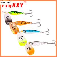 WENKEN 11g 15g 20g ฮาร์ด Spinner Tackle หมุน เลื่อม เหยื่อตกปลา Crankbaits ช้อนโลหะ Treble Hook