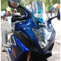 ★ กระจกบังลมสำหรับ GSX-R1000 2005 2006 Suzuki GSX-R GSXR1000 GSXR 1000หน้าจอ K6 K5โปร่งแสงสีฟ้าควันอิริเดียม