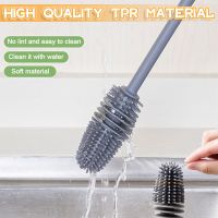 Limited Time Discounts Silicone Cup Brush Cup Scruer Glass Cleaner Bottle Thermos Cleaning Brushes Long Kitchen Handle Feeding Bottle Washing Tool