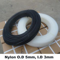 O.D 5Mm I.D 3Mm PA5 * 3 100M อุณหภูมิแรงดันสูงทนต่อการกัดกร่อนท่อไนล่อนอัดอากาศใยสังเคราะห์ท่อนิวเมติก