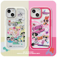 ลายตัวการ์ตูนน่ารักตำรวจหญิงสีชมพูและสีขาวสำหรับ IPhone 14 13 12 11 Pro Max สำหรับเคสโทรศัพท์แฟชั่นความคิดสร้างสรรค์