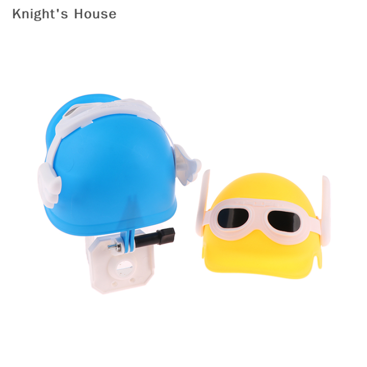 knights-house-หมวกกันน็อคมอเตอร์ไซค์ไฟฟ้ากรอบแบตเตอรี่นำทางรถยนต์หมวกกันน็อครูปกวางหมวกกันแดดขนาด13ซม