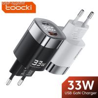 Hjghfhf Toocki 33W 30W แบบ USB C แบบชาร์จเร็ว QC 3.0 3 0 USB-C ตัวชาร์จไฟสำหรับ iPhone ที่ชาร์จหน้าจอ14 13