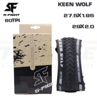 ยางนอกขอบพับจักรยานเสือภูเขา S-FIGHT รุ่น KEEN WOLF 27.5X1.95 29X2.0