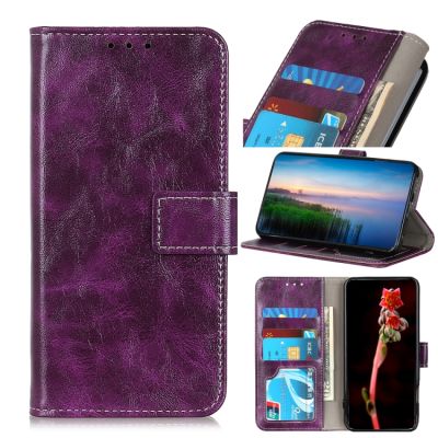 สำหรับ Sony Xperia 10 IV เคสหน้ังกลับมือถือแนวนอนพื้นผิวหนัง Crazy Horse ย้อนยุค (คลังสินค้าพร้อม)