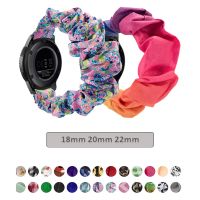 {TATLLr} Scrunchies วงนาฬิกายืดหยุ่น20มิลลิเมตร22มิลลิเมตรสำหรับ Samsung Galaxy Watch 3 41มิลลิเมตร45มิลลิเมตรสำหรับหัวเว่ยนาฬิกา GT2 Pro สร้อยข้อมือสำหรับ Amazfit Bip