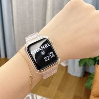 {TATLLr}สายรัดใหม่ล่าสุดสำหรับสายนาฬิกา Series SE 7 6 5 4321โปร่งใสสำหรับสร้อยข้อมือ Iwatch 38มม. 40มม. 42มม. 44มม. อุปกรณ์เสริมสายนาฬิกา