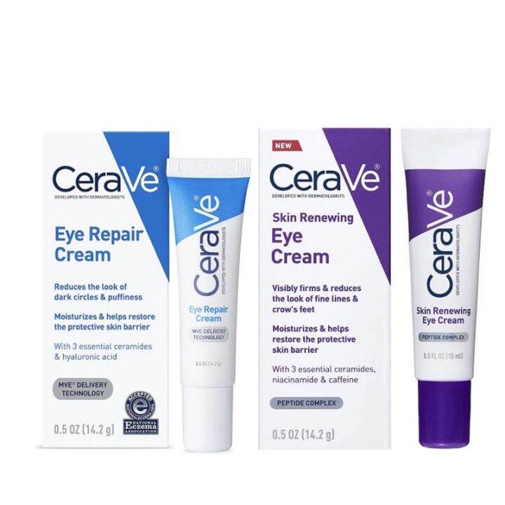 CeraVe EYE REPAIR CREAM SKIN RENEWING EYE CREAM (14.2g) Lazada PH