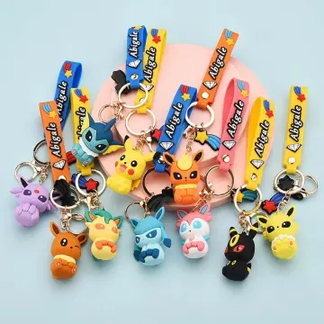 Wholesale Kawaii Pokemon Jigglypuff Pink Girl Keychains for Kids