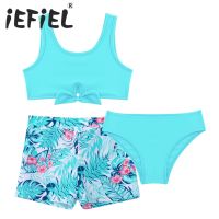 ⊙▥◐ Swimsuit Swimwear Outfits Tankini Two-piece Swimsuit Shorts Girl - 3pcs Kids Girls - Aliexpress