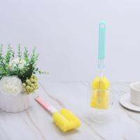 Durable Sponge Cup Brush Soft Sponge Bristles Cleaning Cup Glass Brush Q5O6