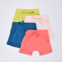 Leeya กางเกงขาสั้นเด็ก Baby &amp; Kids Shorts เนื้อผ้า Supersoft สีพืน ทรงสวย ใส่สบาย