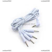 sunkepo6392 4 pins HEAD 2.5mm PLUG TYPE Electrode Cable สายสำหรับกระตุ้นกล้ามเนื้อ