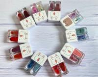 น้ำยาทาเล็บ สีเจลไม่ต้องอบ สีทาเล็บ 2in1 กึ่งเจล  ลอกได้ พร้อมส่ง ******ฟรีแผ่นล้างเล็บ 1 ตลับ ทุกคำสั่งซื้อ****(D)