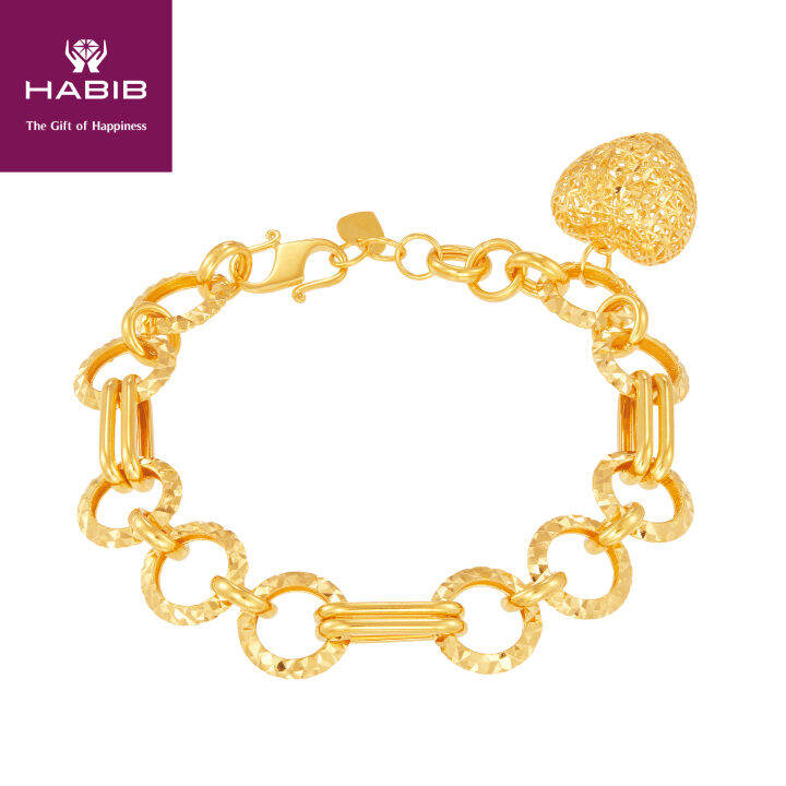 HABIB 916 Yellow Gold Bracelet SGB AW 3390222(B) Lazada