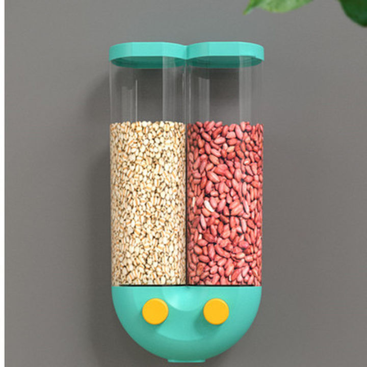 transparent-sealed-storage-box-grains-food-storage-tank-household-kitchen-cans-containers-dry-cereals-box-rice-bean-dispenser